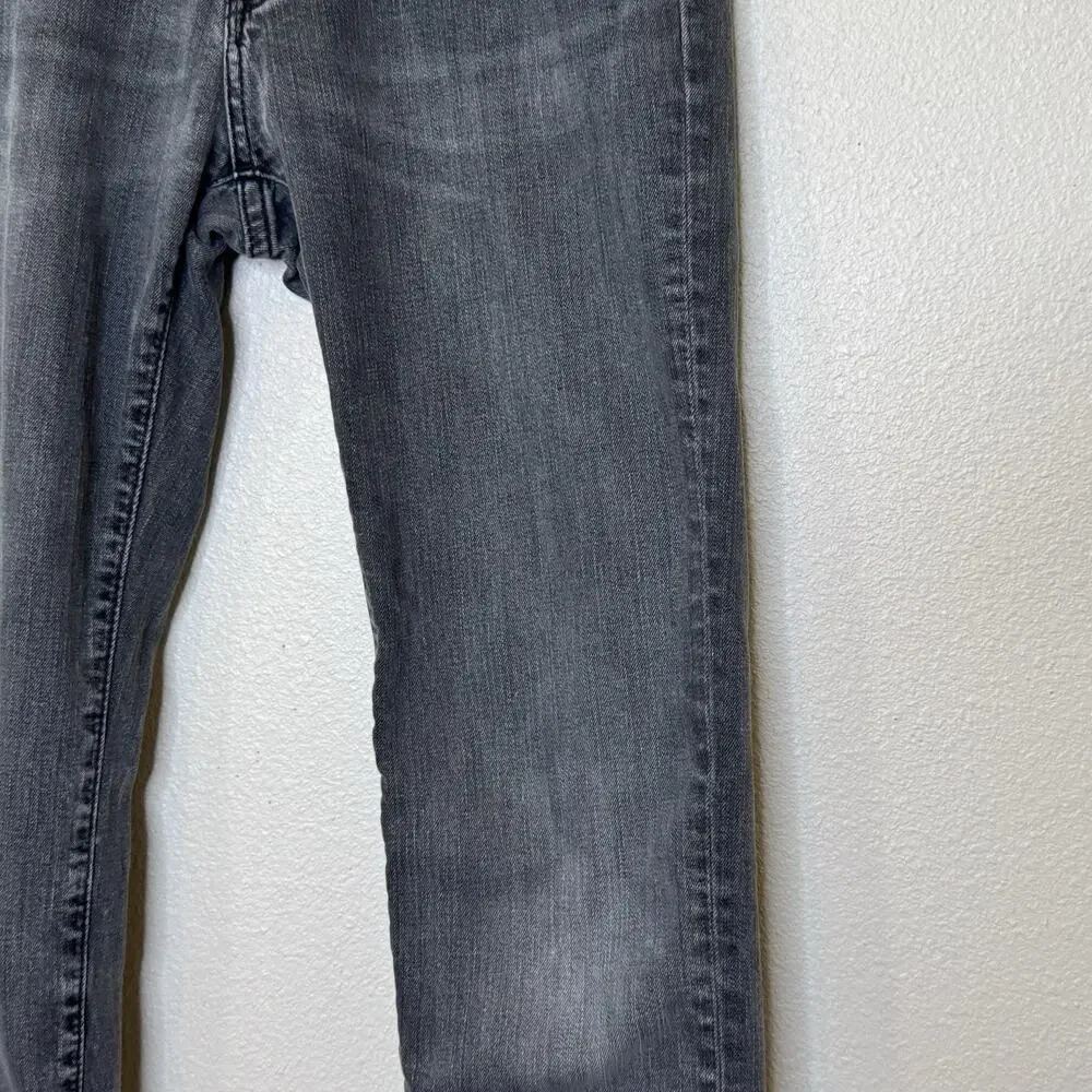 Abercrombie & Fitch Langdon Slim‎ Jeans Mens Size 30 x 32 Dark Gray Cotton Blend